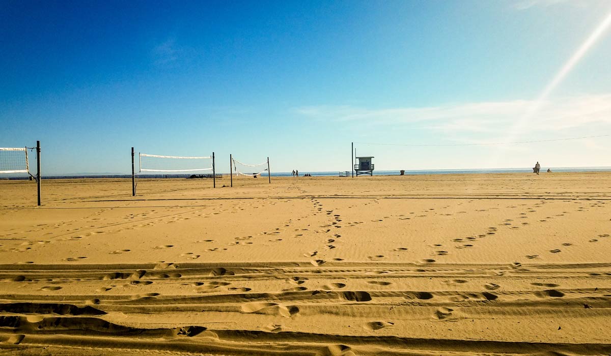 Santa Monica Beach Volleyball Southern California