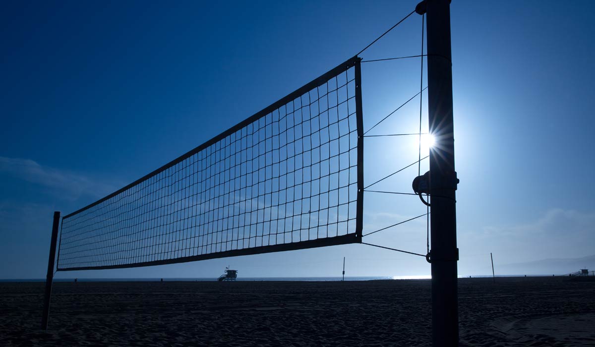 Santa Monica Beach Volleyball Southern California