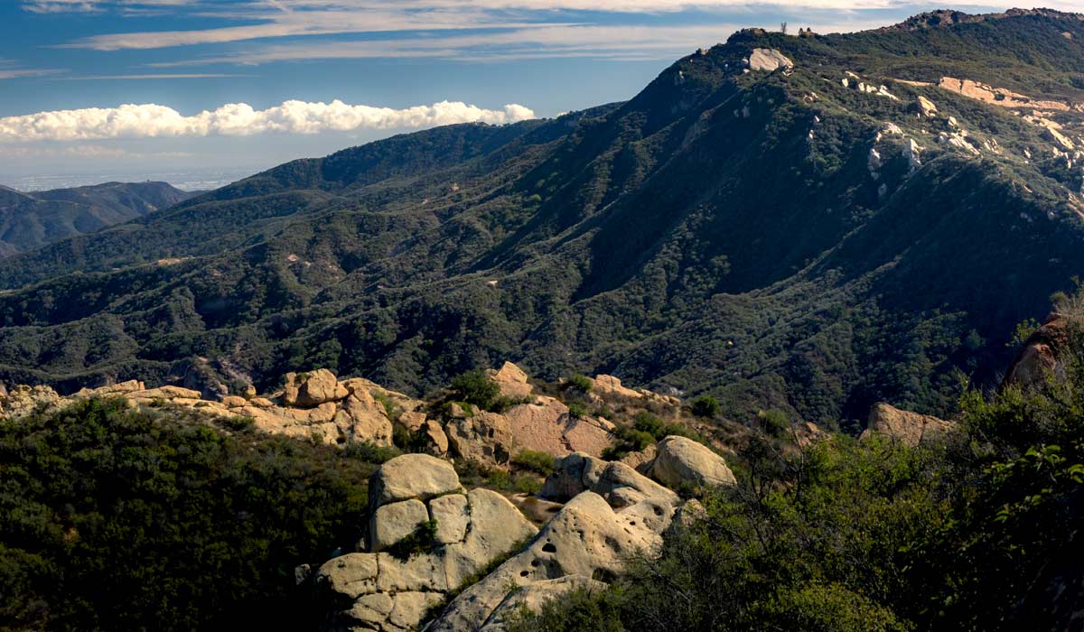 Calabasas Peak Trail via Red Rock Canyon Park in Southern California
