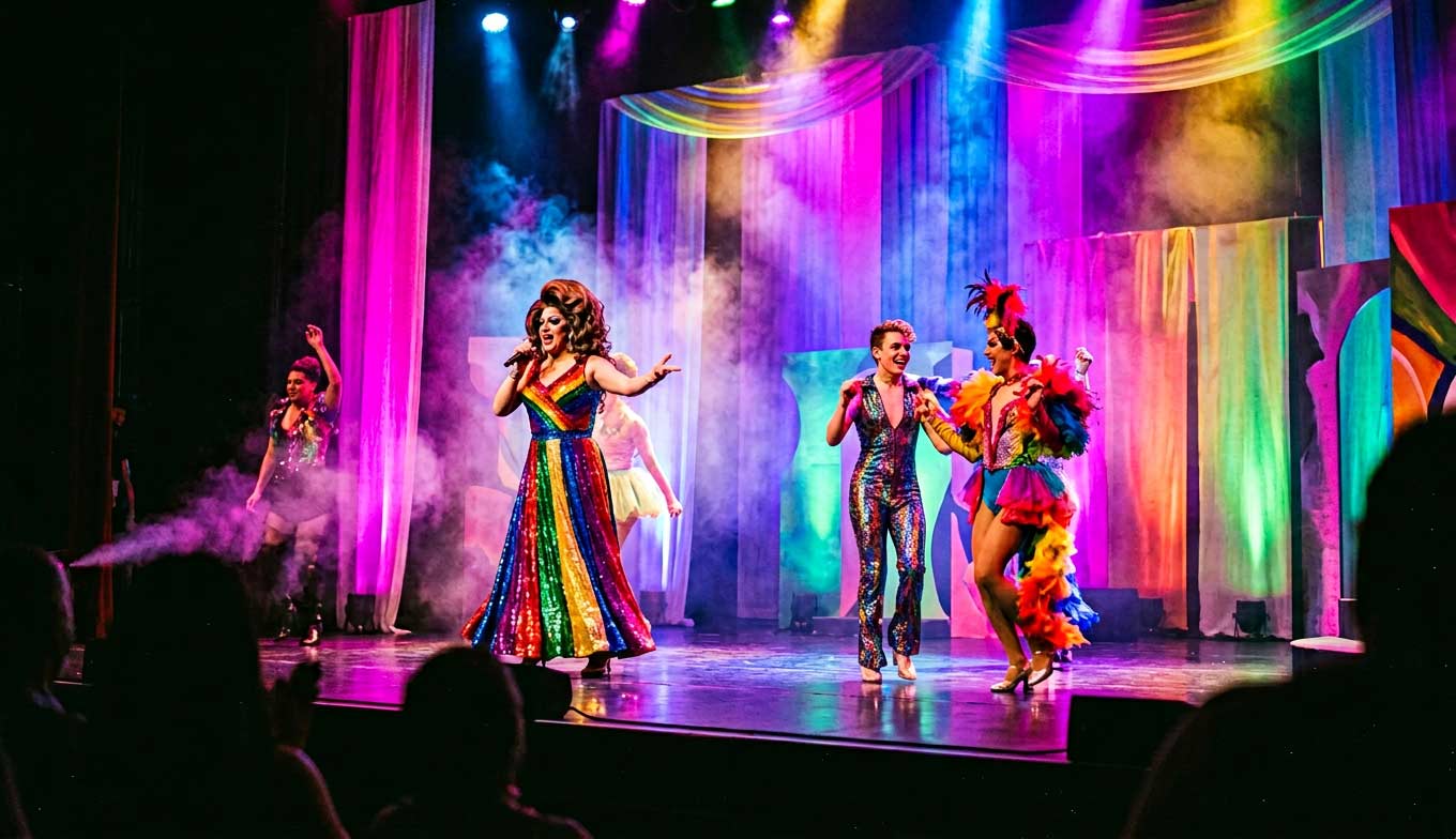 Vibrant LGBTQ stage performance in Los Angeles