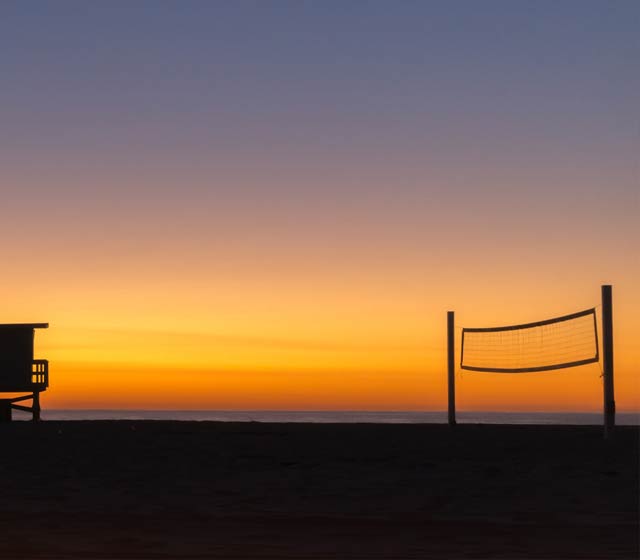 Hermosa Beach Volleyball Courts
