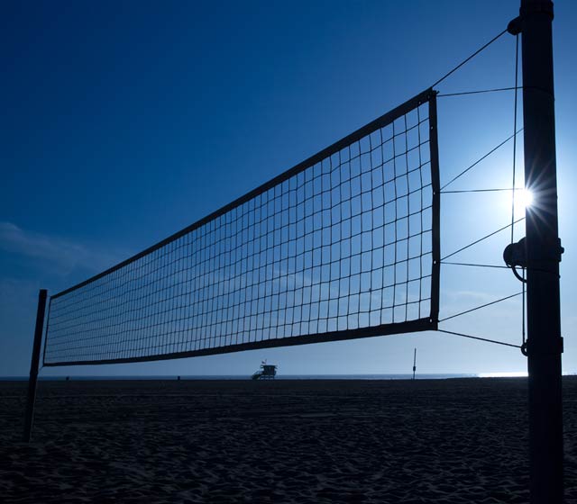Santa Monica Beach Volleyball Courts
