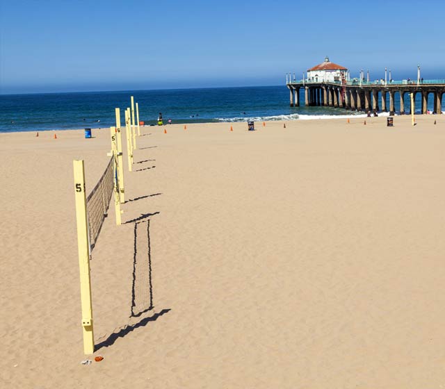 Hermosa Beach Volleyball Courts