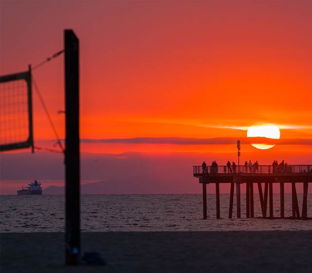 Hermosa Beach Volleyball Courts