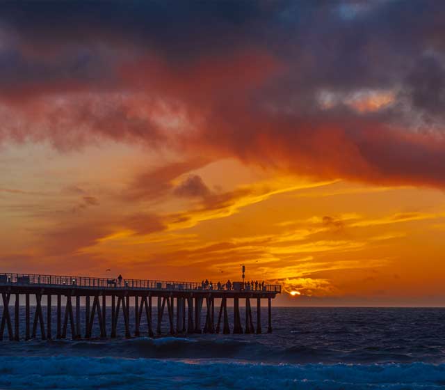Hermosa Beach Volleyball Courts