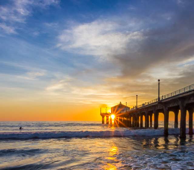 Santa Monica Beach Volleyball Courts
