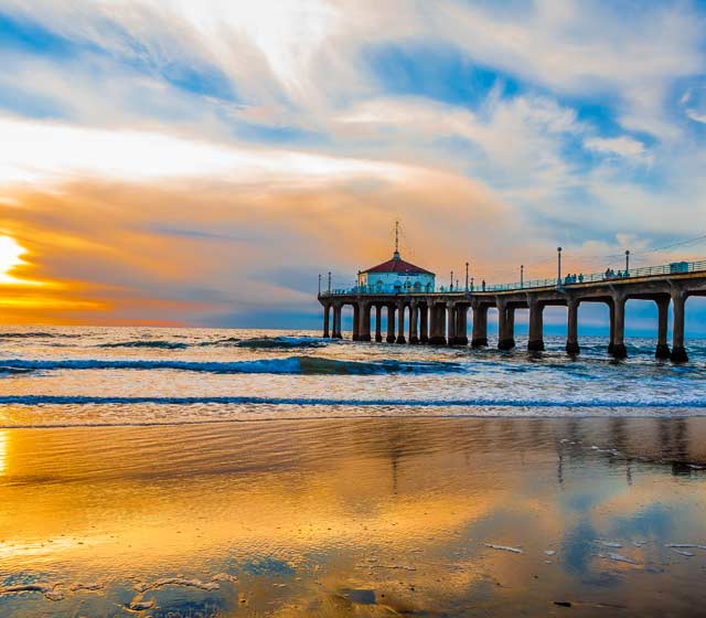 Santa Monica Beach Volleyball Courts