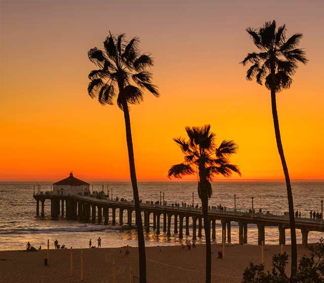 Santa Monica Beach Volleyball Courts