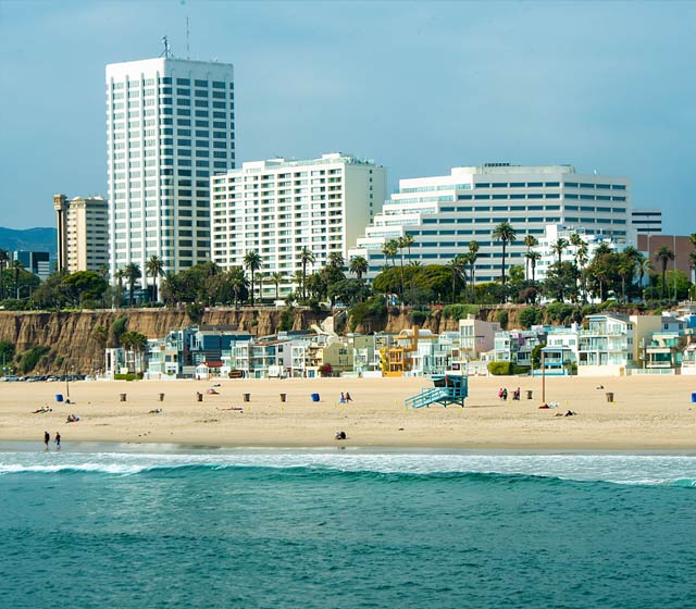 Santa Monica Beach Volleyball Courts