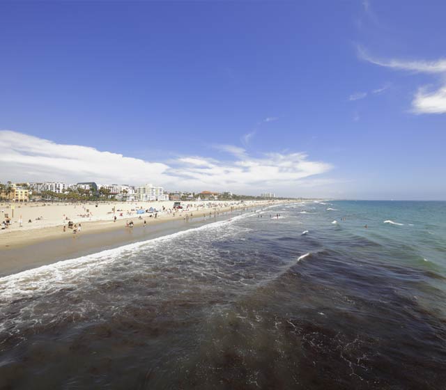 Santa Monica Beach Volleyball Courts