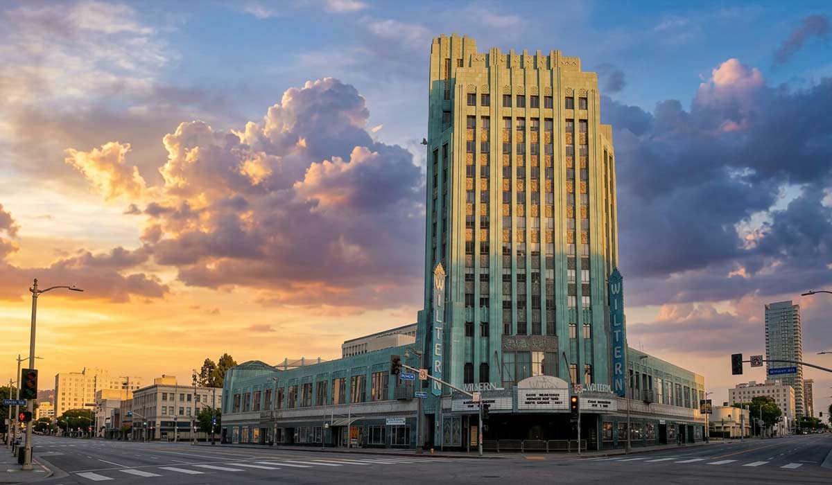 The Wiltern Theatre in Los Angeles hosting concerts, touring bands, and live music performances