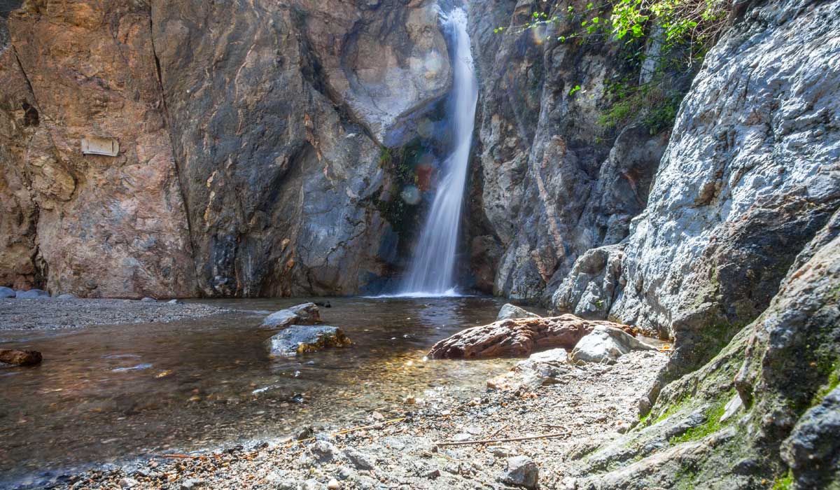 Eaton Canyon Waterfall, San Gabriel Mountains 